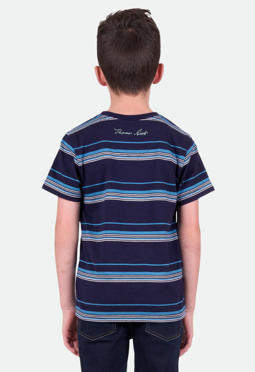 THOMAS COOK BOYS SHAUN 1PKT  S/S TEE (NAVY/BLUE) – No Exchanges or Refunds