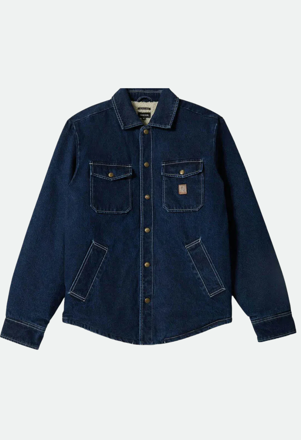 Brixton Men's Durham Lined Jacket - Washed Denim