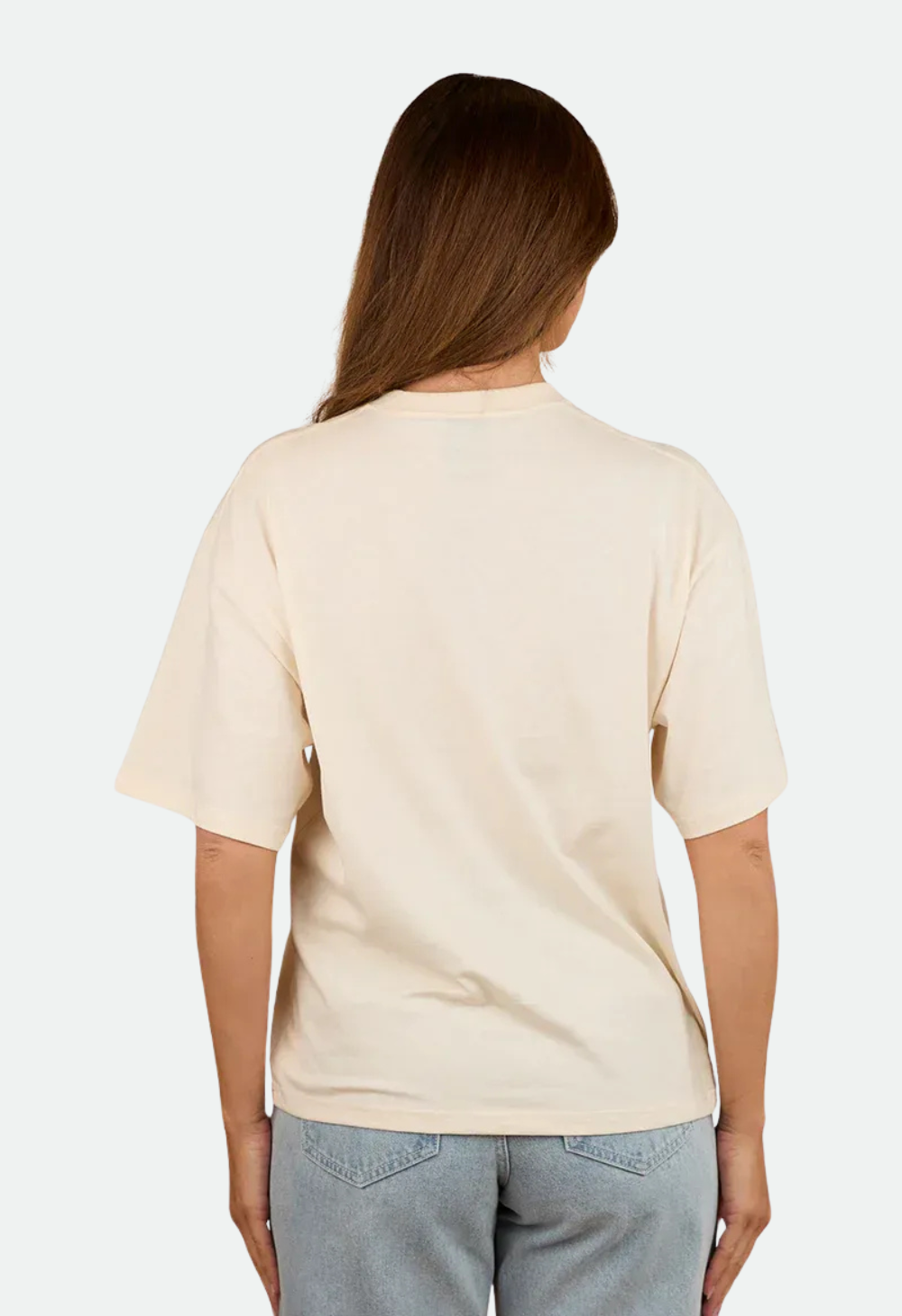 Ringers Western Women's Saddle Up Oversized T-Shirt - Off WhIte