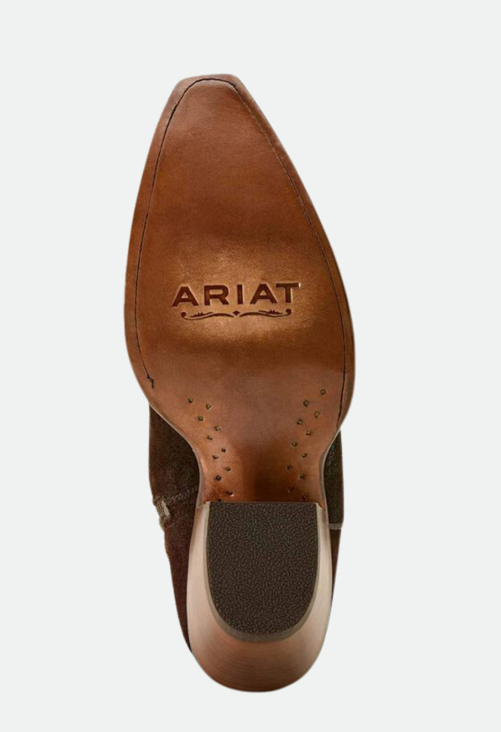 Ariat Womens Laramie X Toe Western Boot - FRENCH ROAST SUEDE