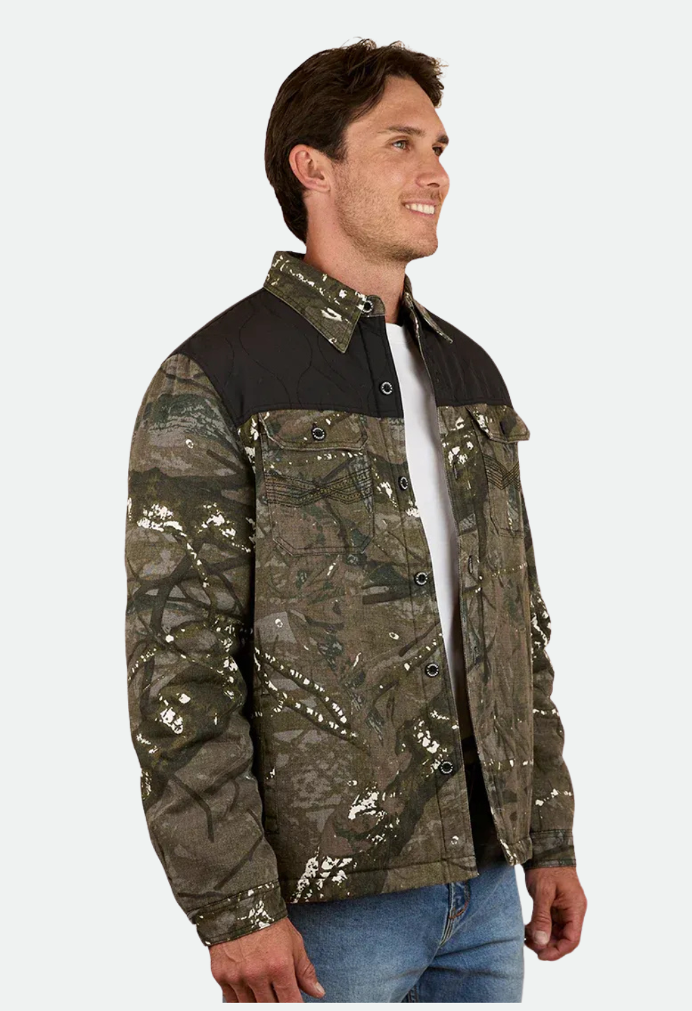 Ringers Western Mens Highfields Jacket - Black Camo