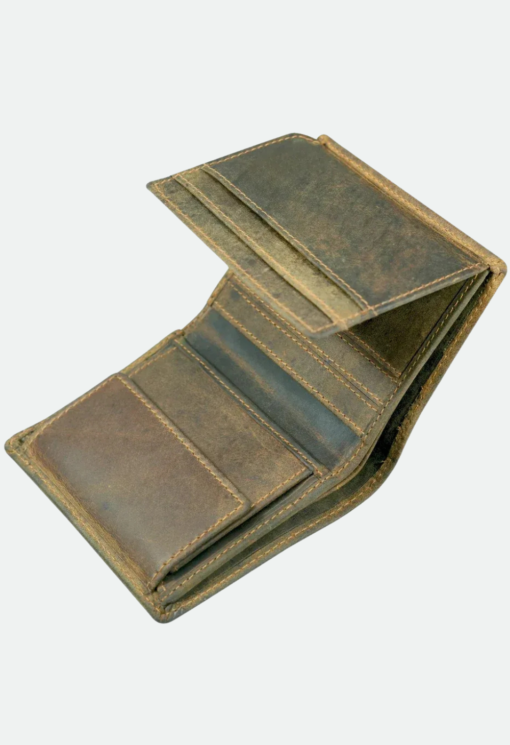 Cenzoni Leather Men's Wallet - Camel - ZGW8121CAM