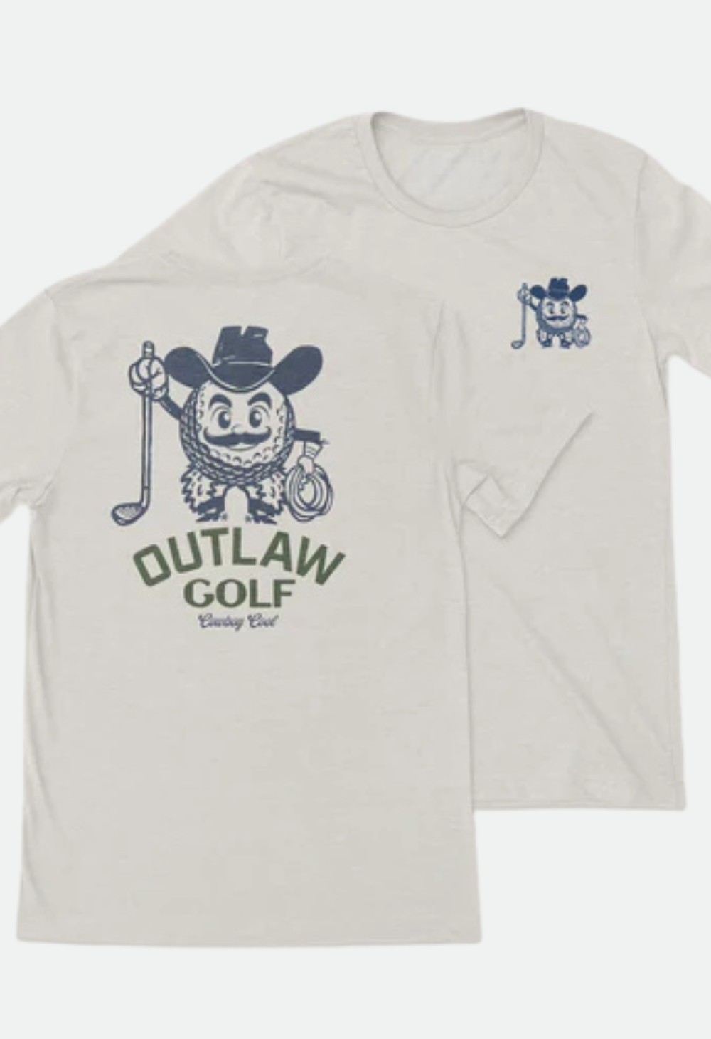 Cowboy Cool Unisex Outlaw Golf T-Shirt