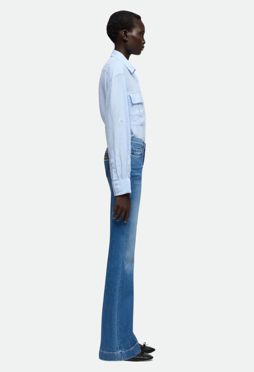 7 for All Mankind - Dojo in Slim Illusion - Coastline