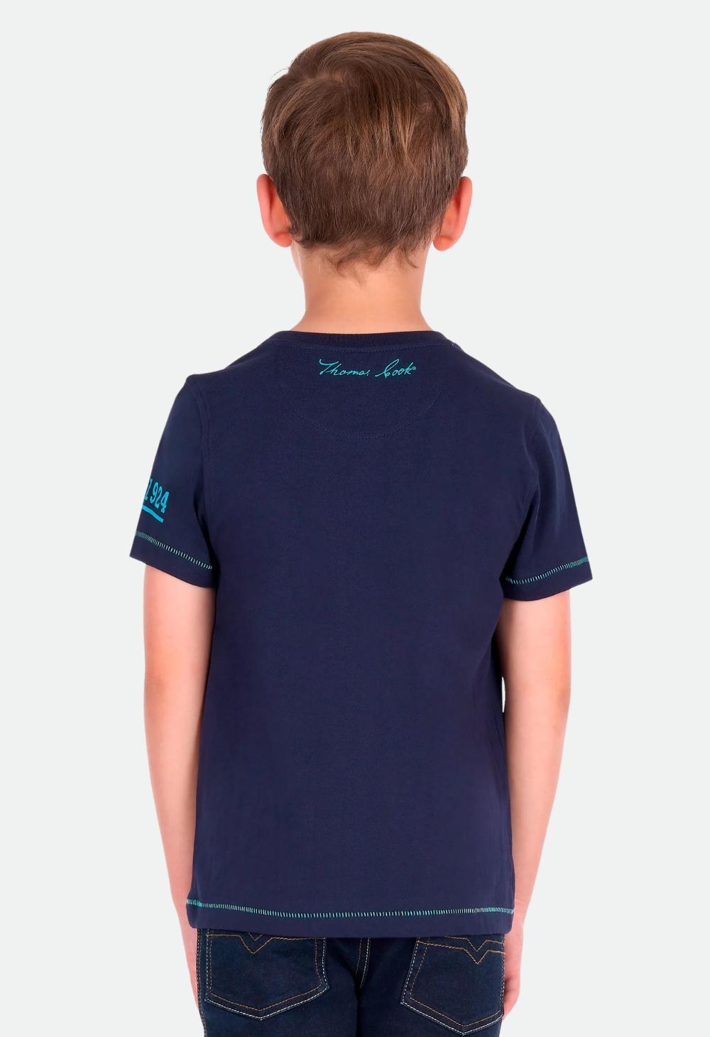 Thomas Cook Boys Terry Short Sleeve Tee - Navy