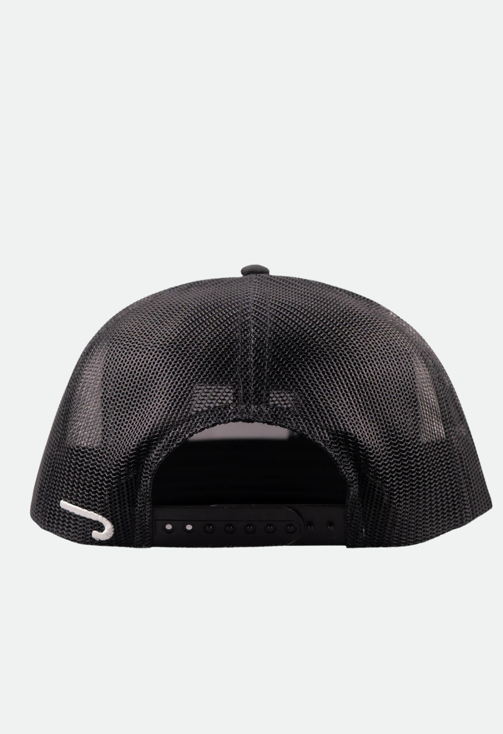 Lazy J Ranch Black Van Horn Classic Rope Trucker Hat