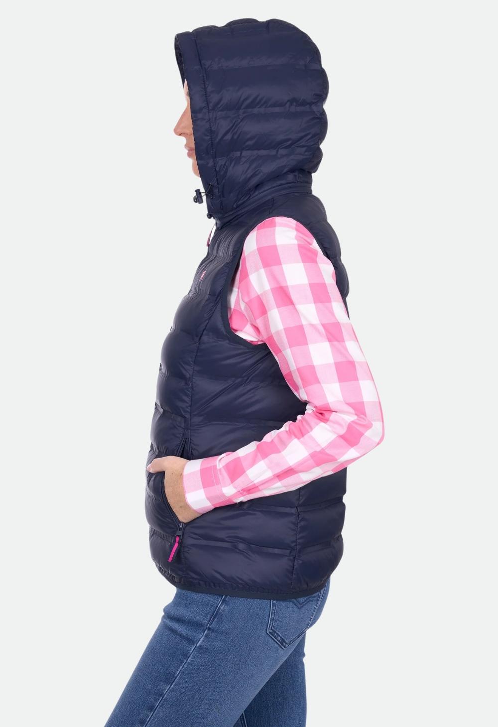 Thomas Cook Women's Oberon Light Weight Down Vest – NAVY