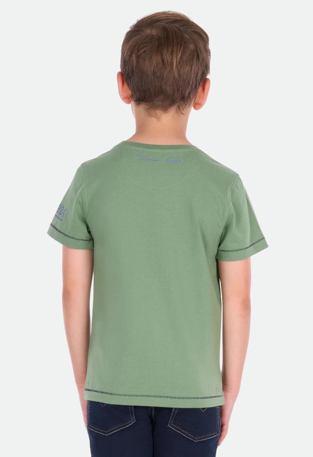 Thomas Cook Boys Joey Short Sleeve Tee - Light Green