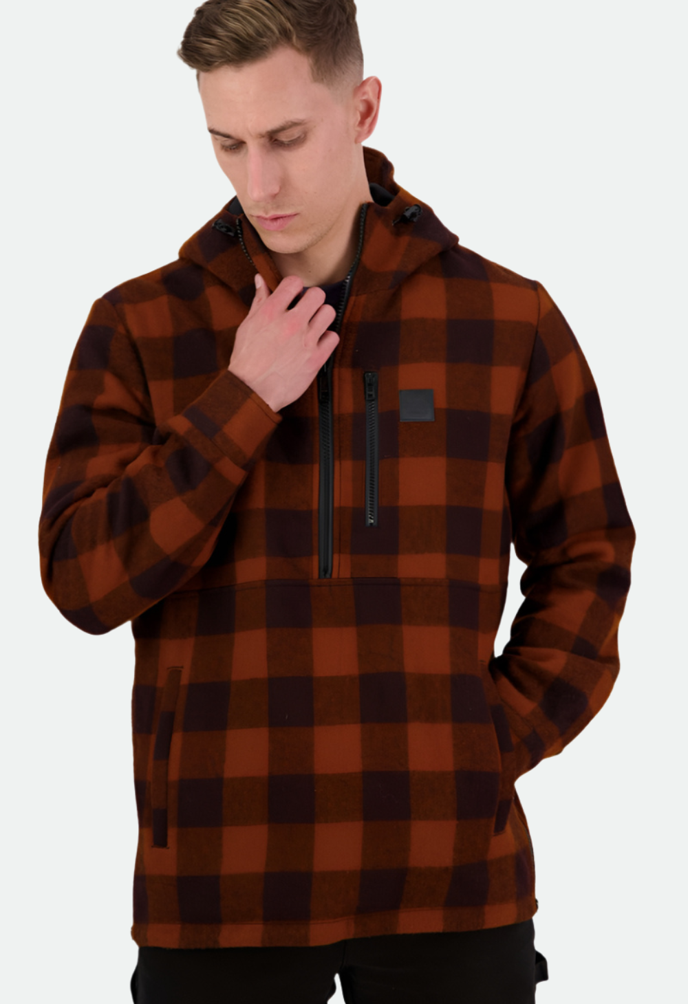 Swanndri Men's Reidston Wool Annorak (Cedar Check)