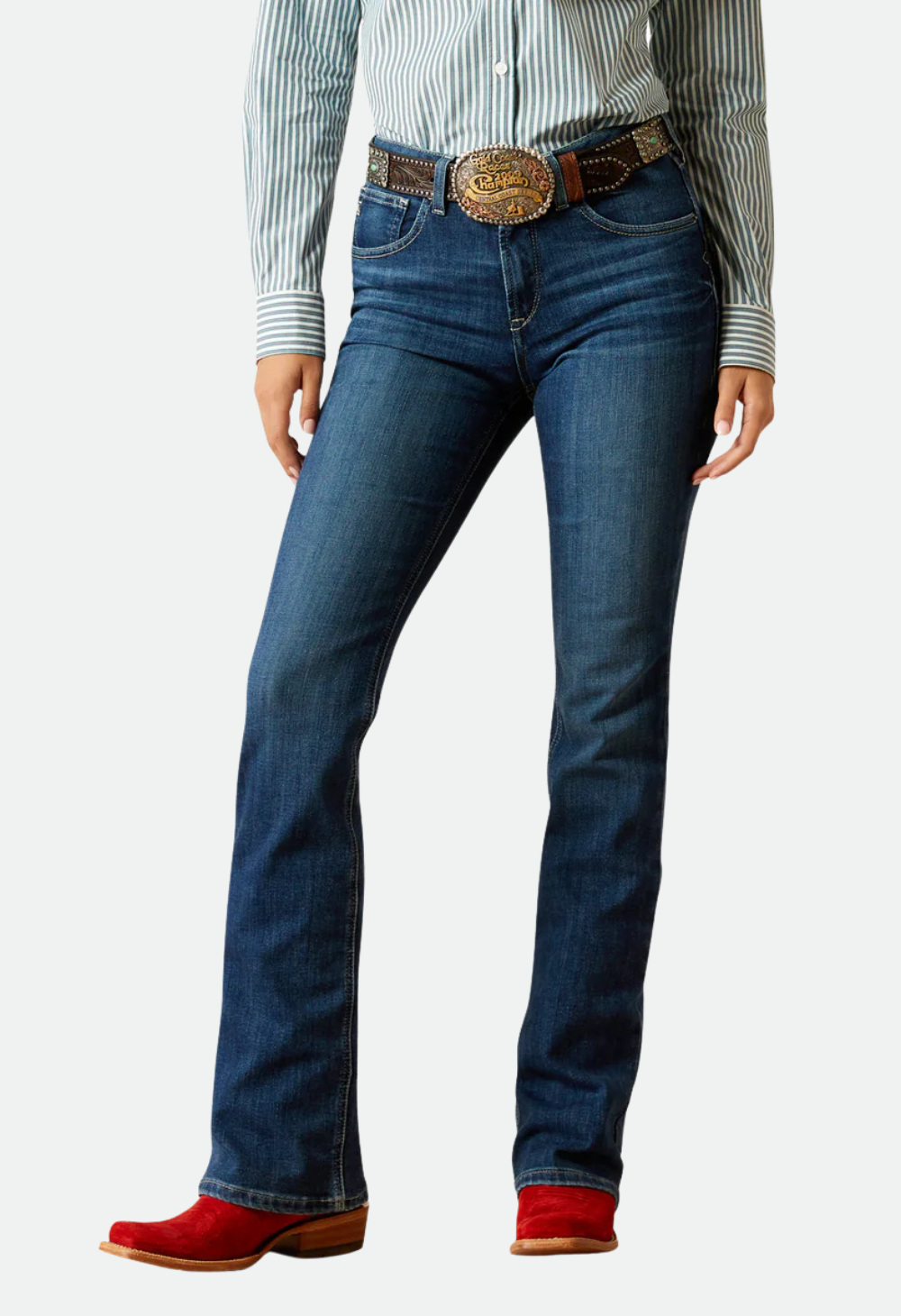 Ariat Women's High Rise Lydia Boot Cut Jeans -  Long