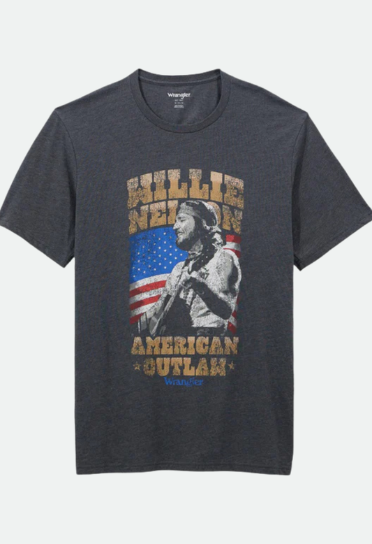 Wrangler Asphalt Willie Nelson Regular Fit Men's Graphic T-Shirt