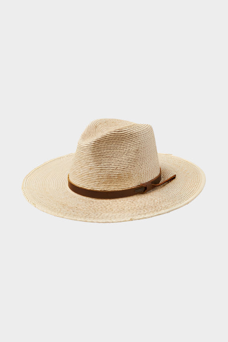 Brixton Field Poper Straw Hat (Natural/Brown)