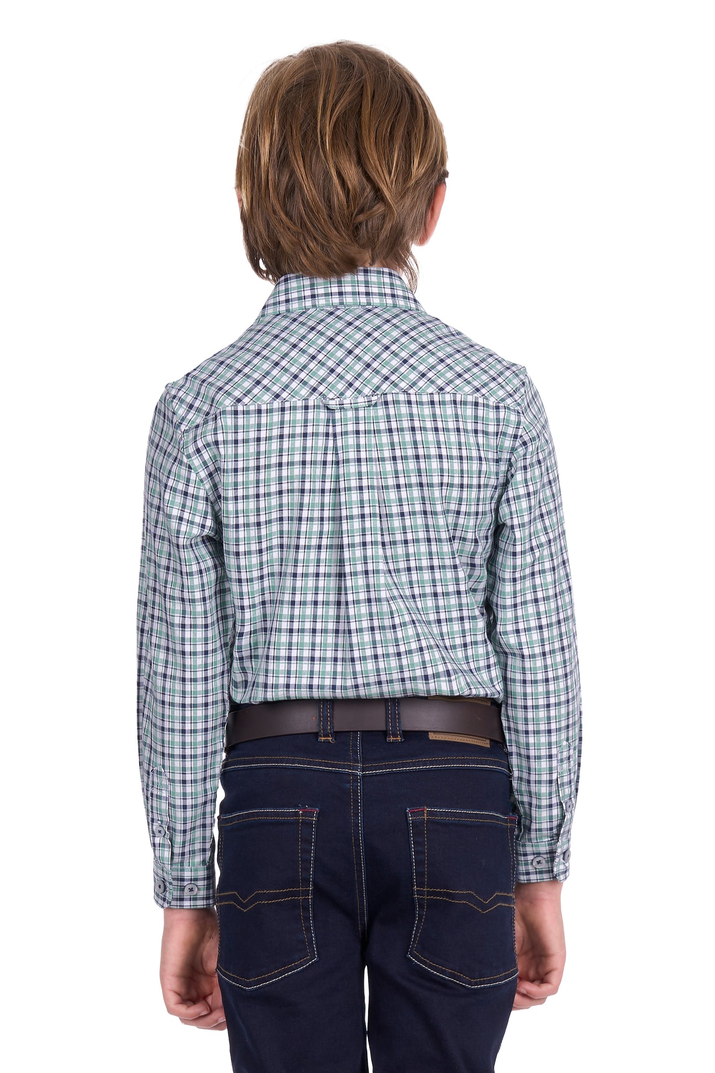 Thomas Cook Boy’s Edward Check 2-Pocket Long Sleeve Shirt