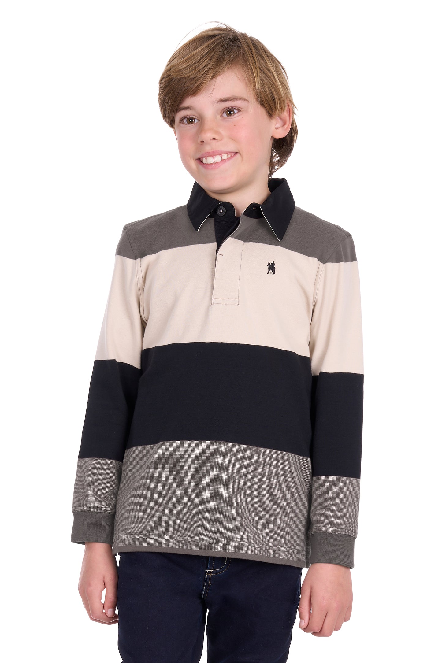 Thomas Cook Boy's Brandon Stripe Rugby