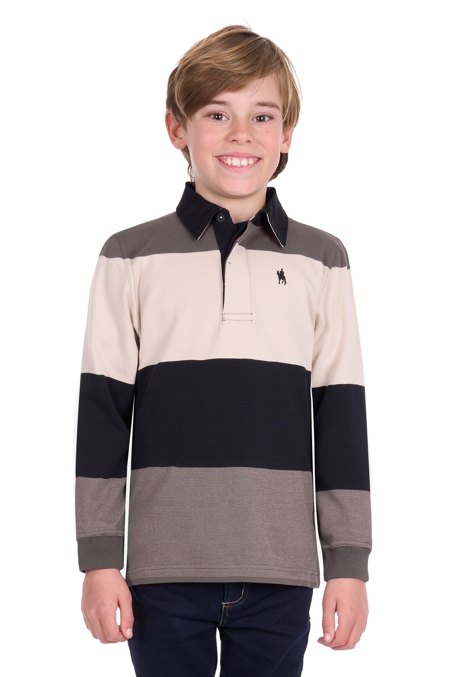 Thomas Cook Boy's Brandon Stripe Rugby