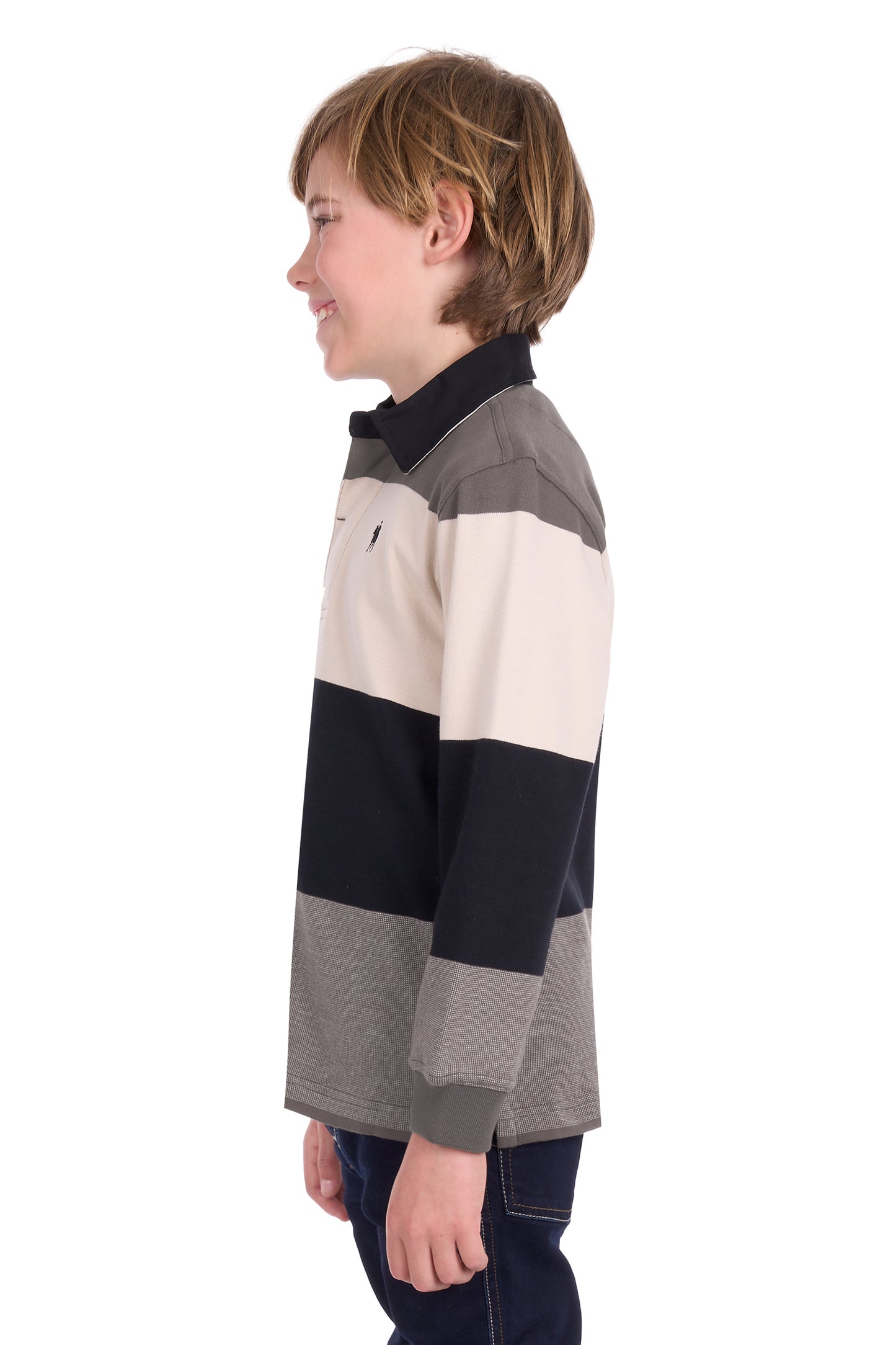 Thomas Cook Boy's Brandon Stripe Rugby