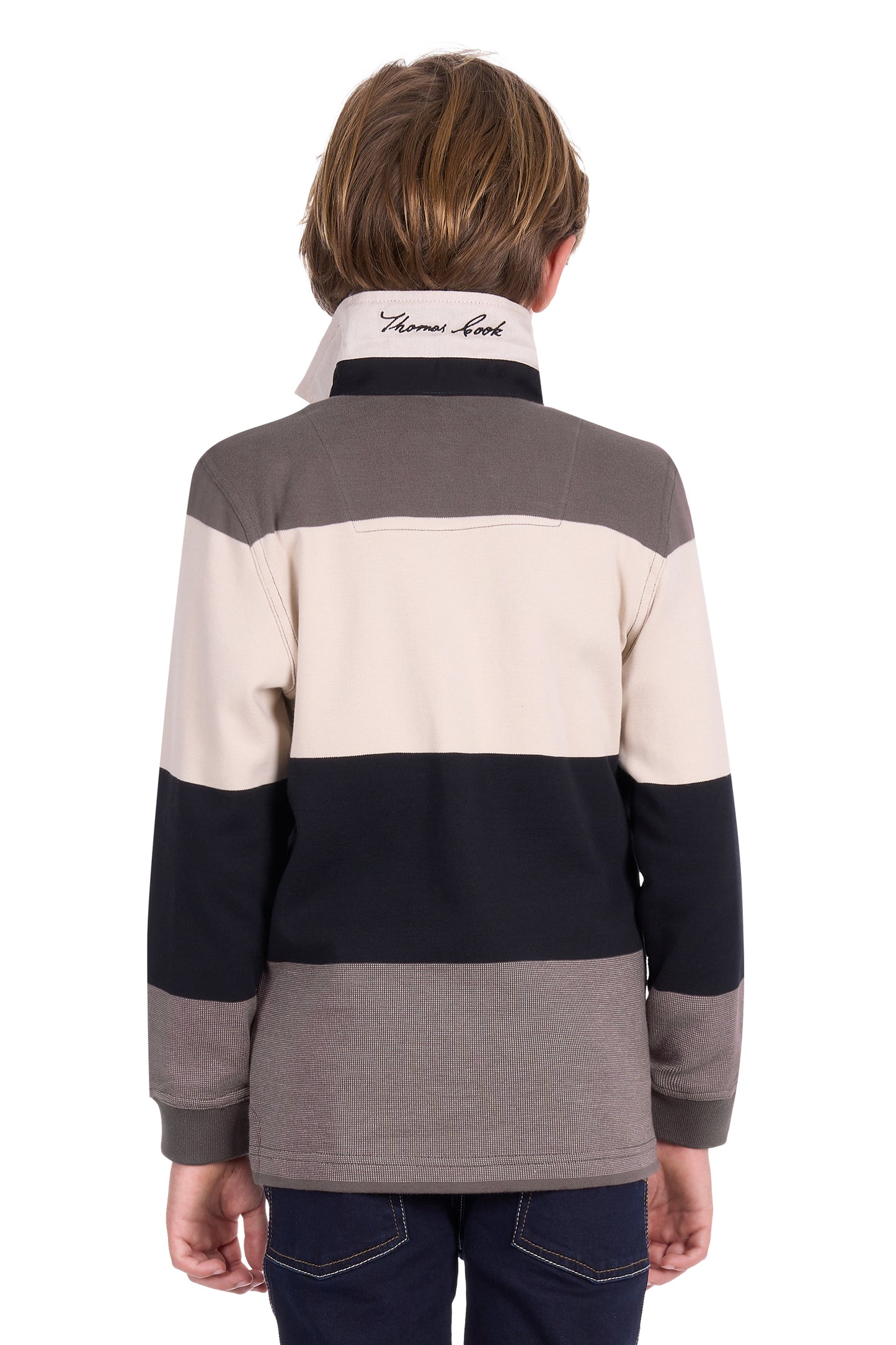 Thomas Cook Boy's Brandon Stripe Rugby