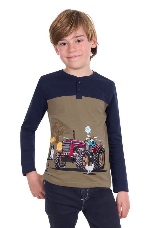 Thomas Cook Boy's Karl Henley Long Sleeve Tee