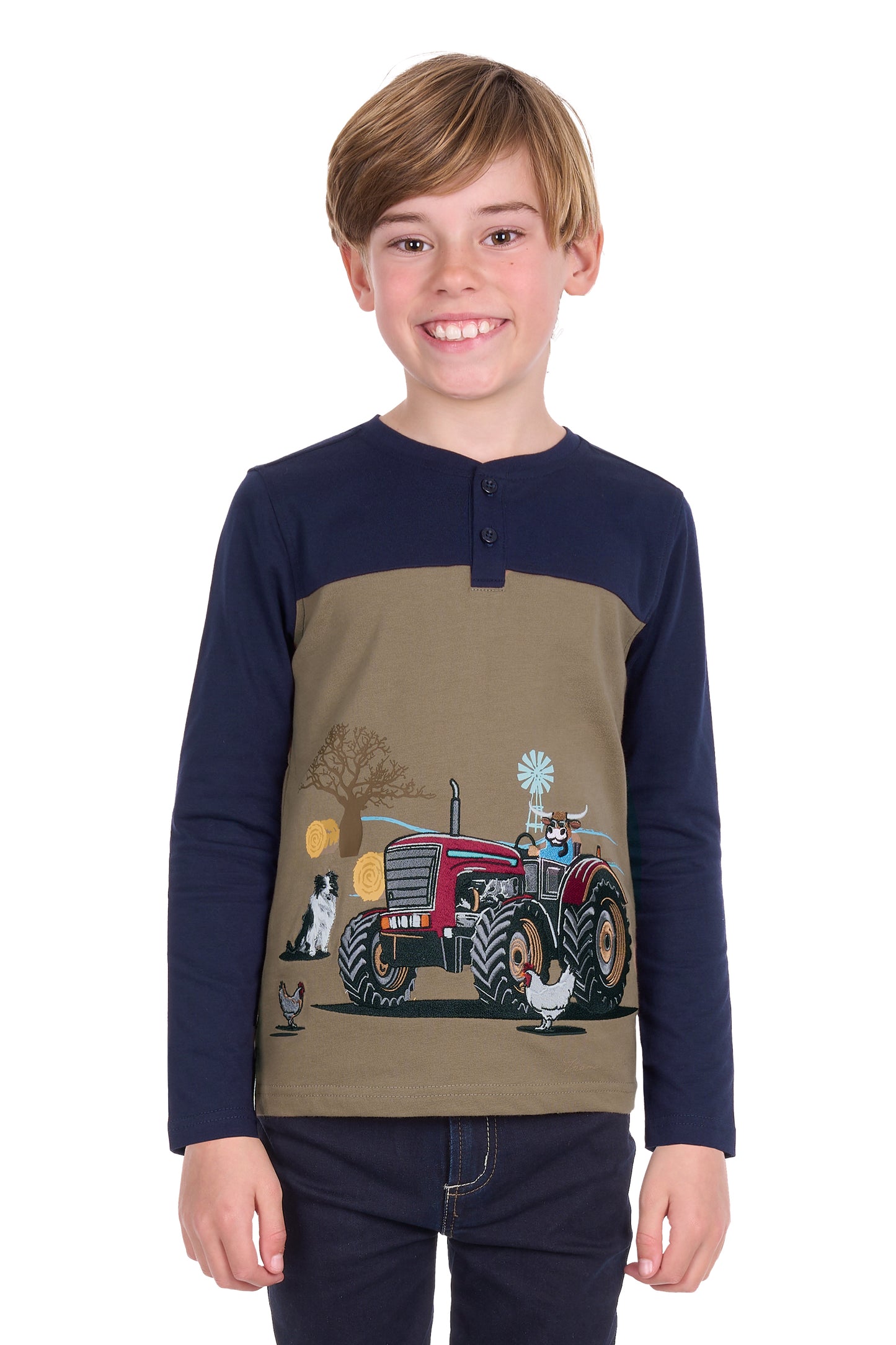 Thomas Cook Boy's Karl Henley Long Sleeve Tee