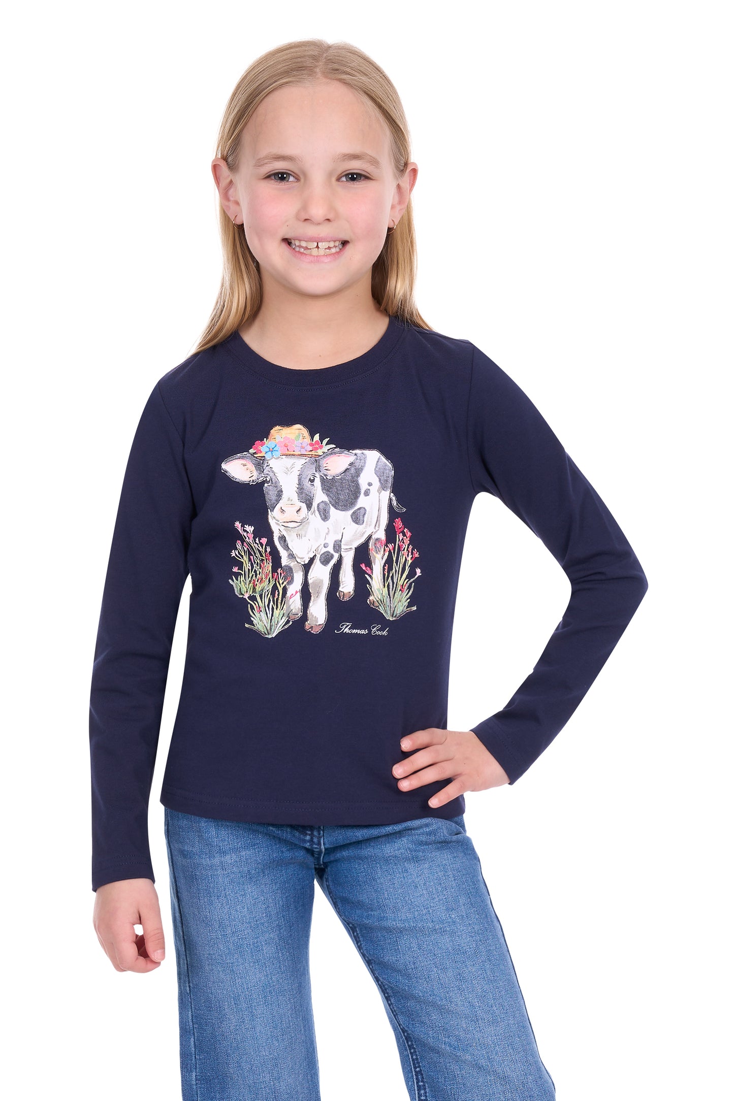 Thomas Cook Girl's Kelly Long Sleeve Tee