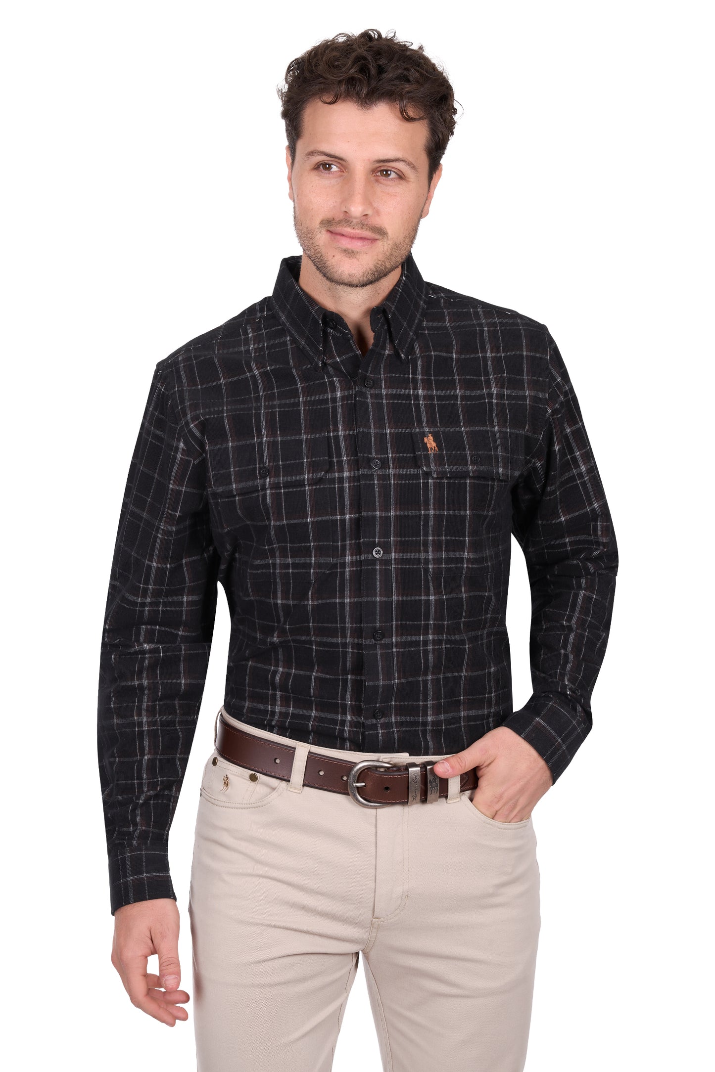 Thomas Cook Men’s Ben Thermal Check 2-Pocket Long Sleeve Shirt