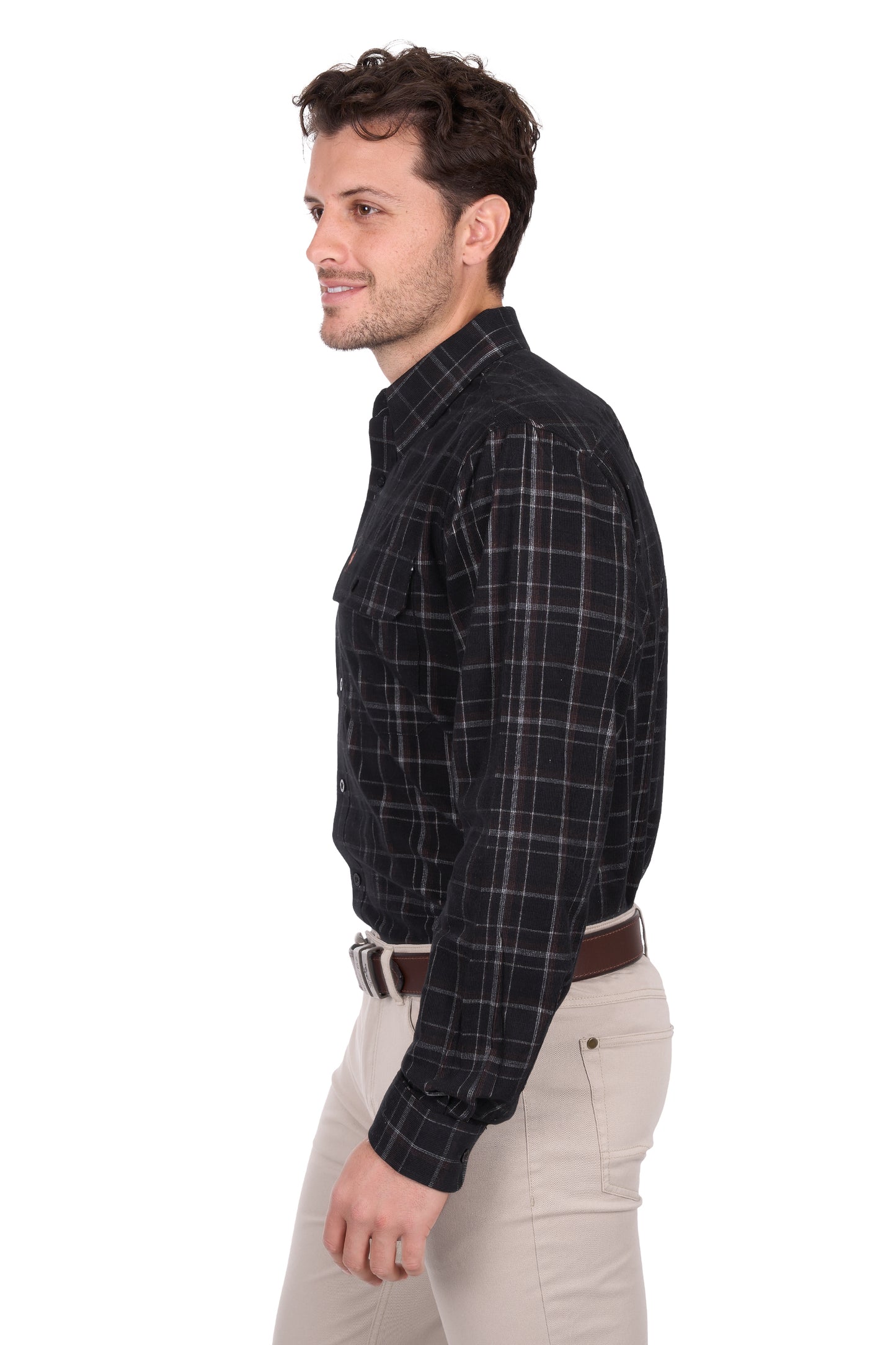 Thomas Cook Men’s Ben Thermal Check 2-Pocket Long Sleeve Shirt