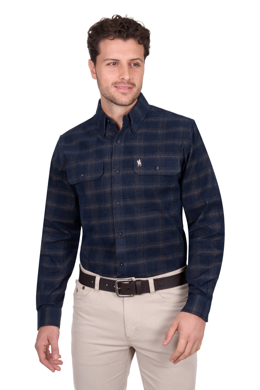 Thomas Cook Men’s Ronald Thermal Check 2-Pocket Long Sleeve Shirt