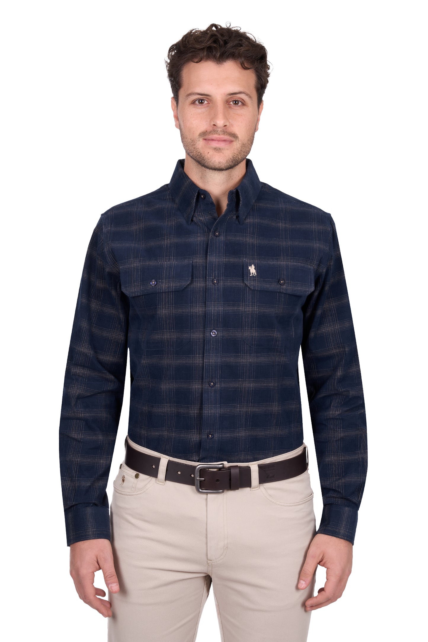 Thomas Cook Men’s Ronald Thermal Check 2-Pocket Long Sleeve Shirt
