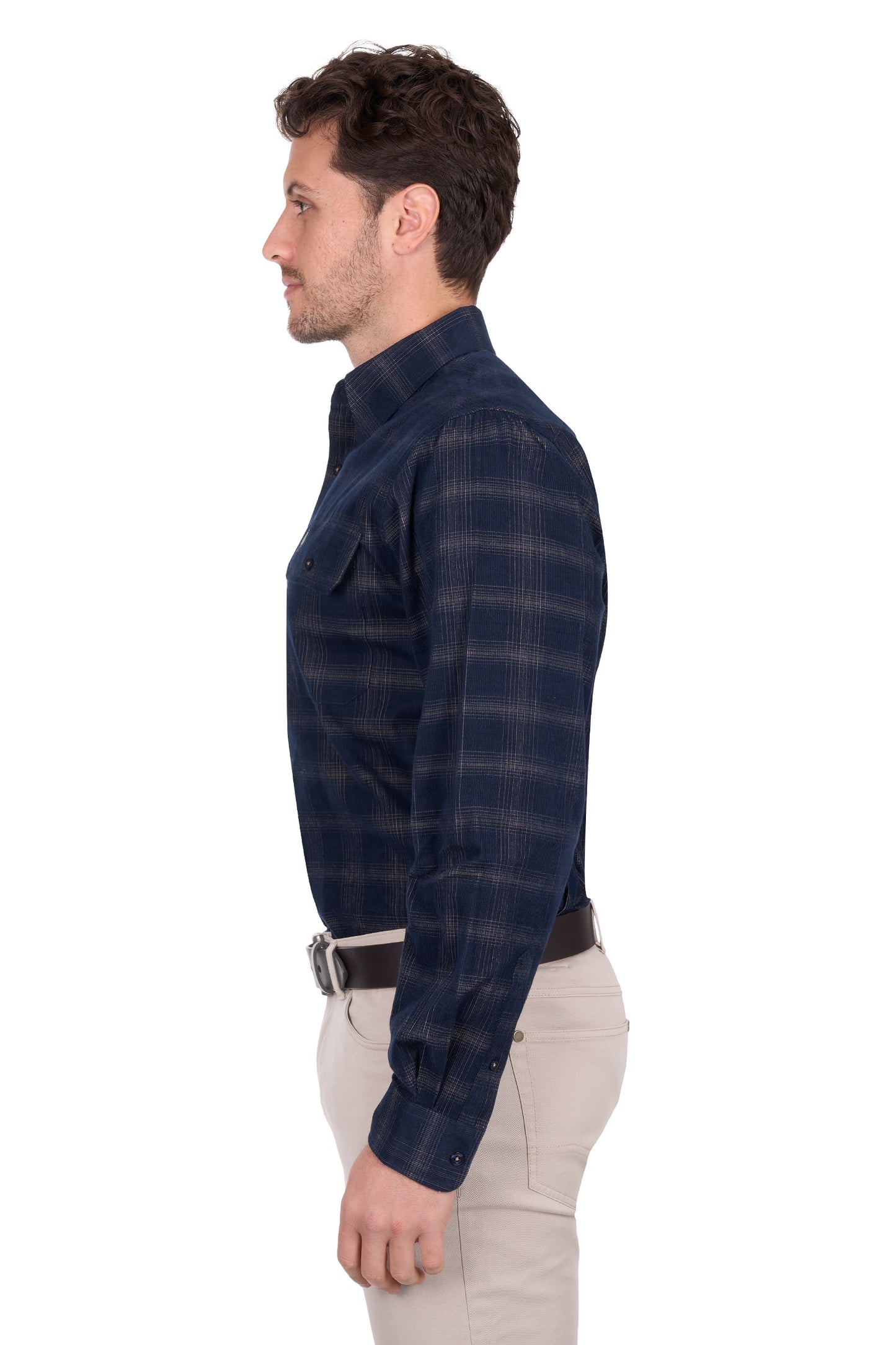 Thomas Cook Men’s Ronald Thermal Check 2-Pocket Long Sleeve Shirt