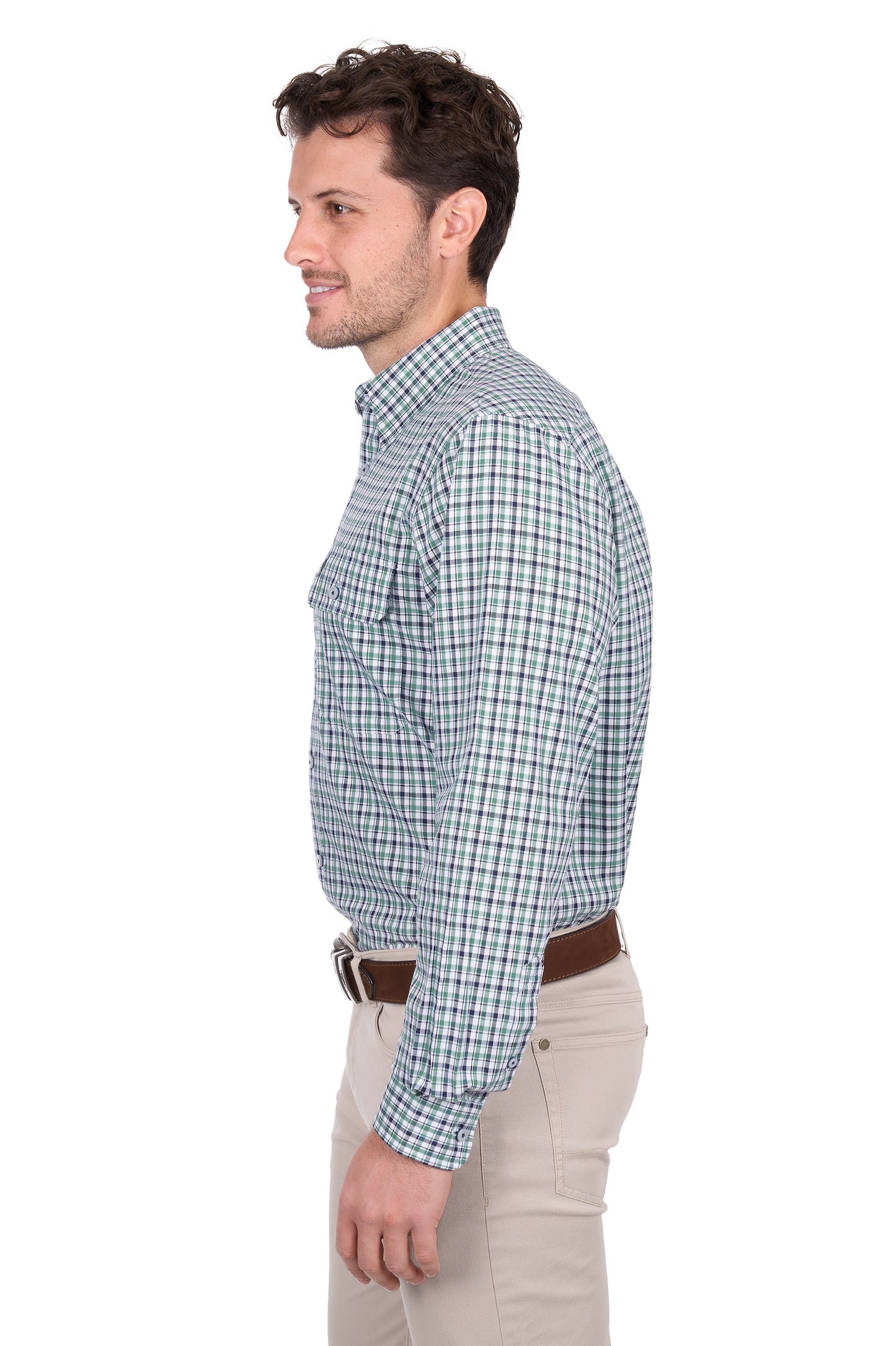 Thomas Cook Men’s Edward Check 2-Pocket Long Sleeve Shirt