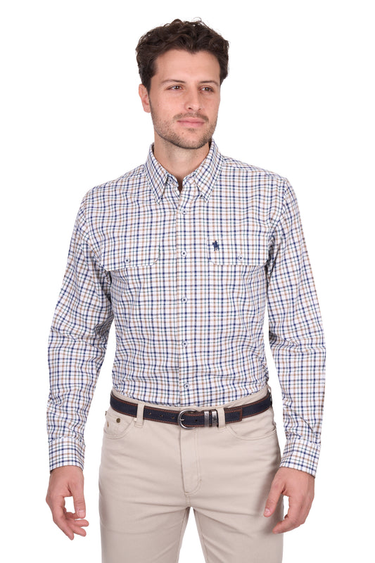 Thomas Cook Men’s Chad Check 2-Pocket Long Sleeve Shirt