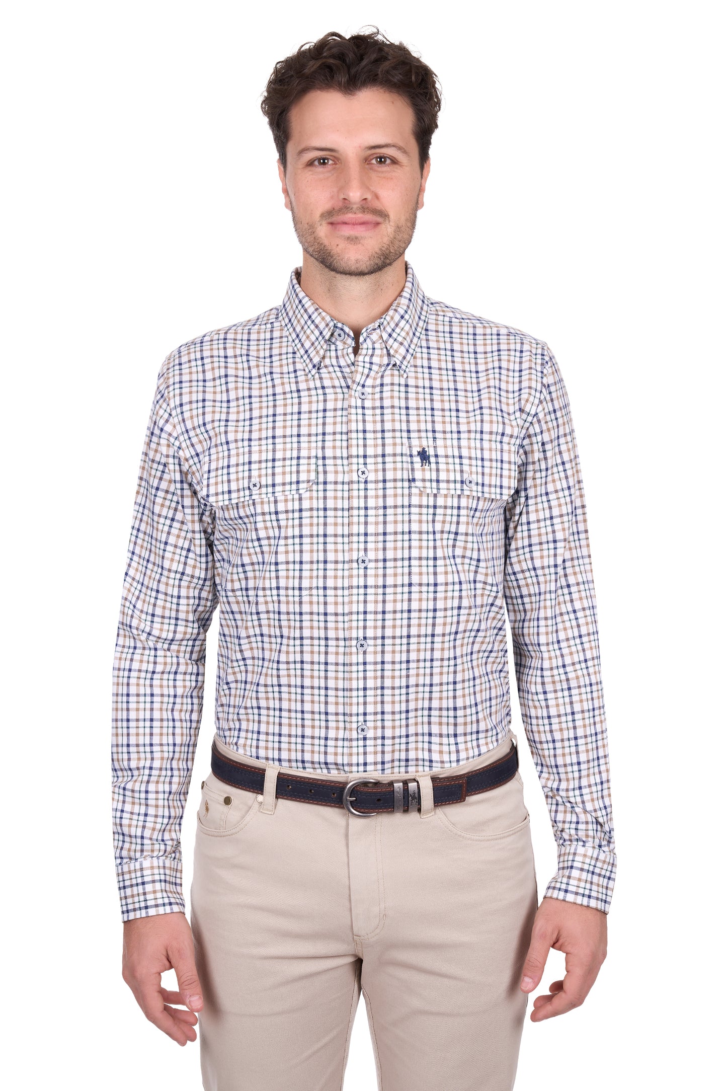 Thomas Cook Men’s Chad Check 2-Pocket Long Sleeve Shirt