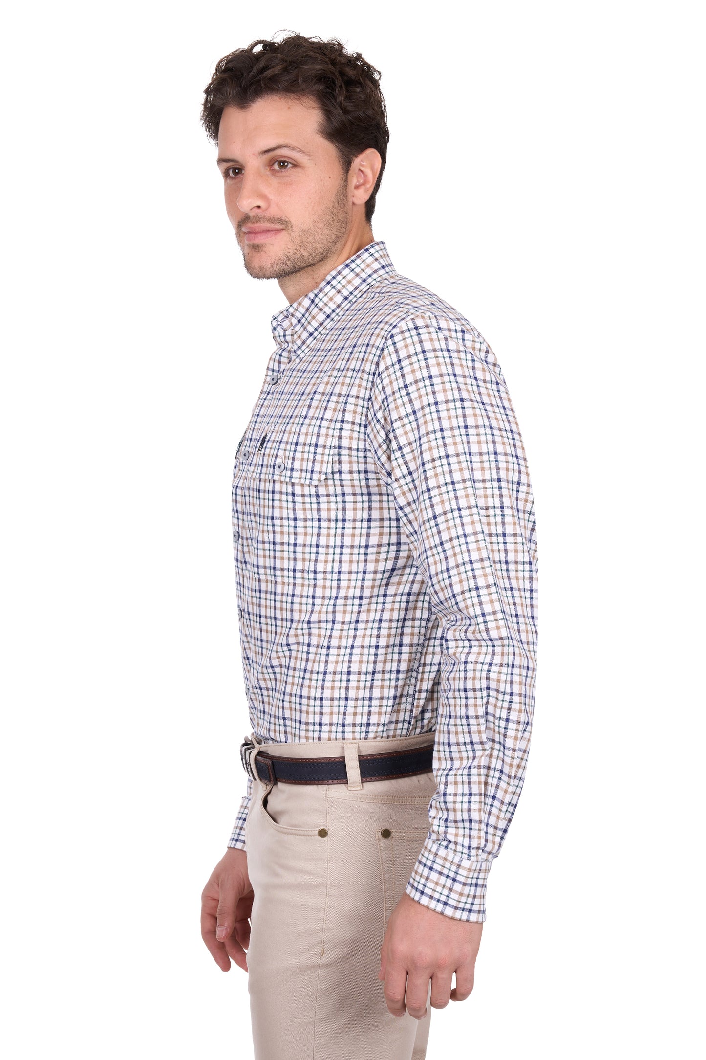 Thomas Cook Men’s Chad Check 2-Pocket Long Sleeve Shirt