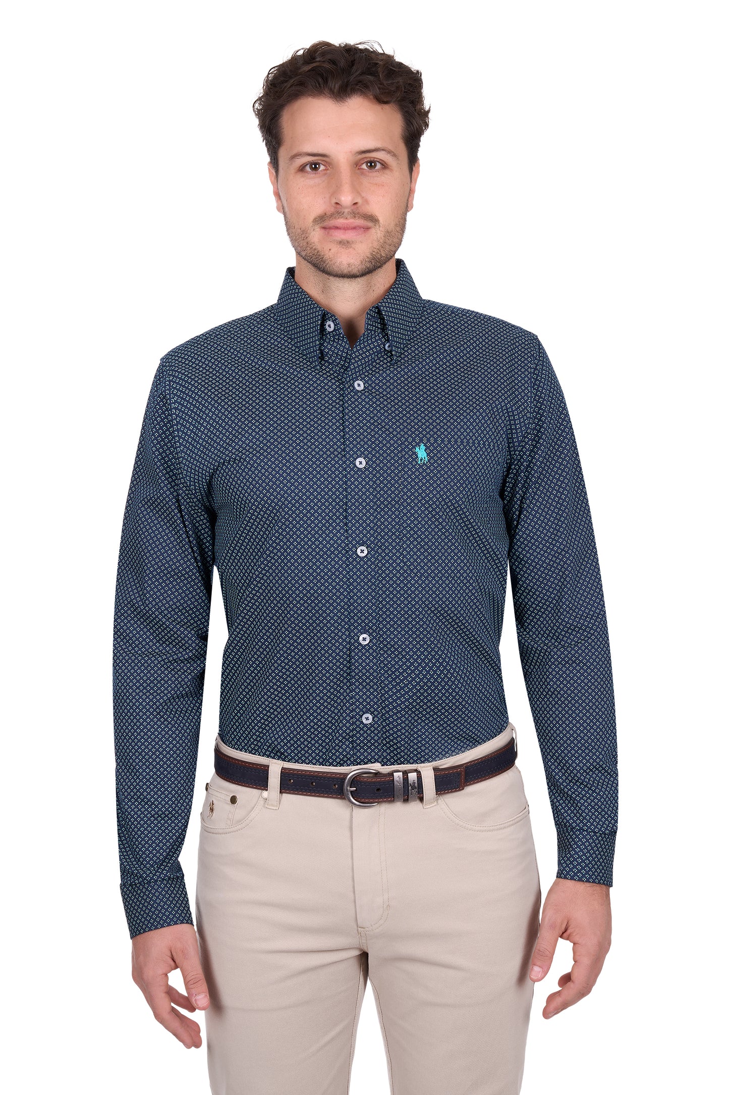Thomas Cook Men’s Kevin Print 1-Pocket Long Sleeve Shirt