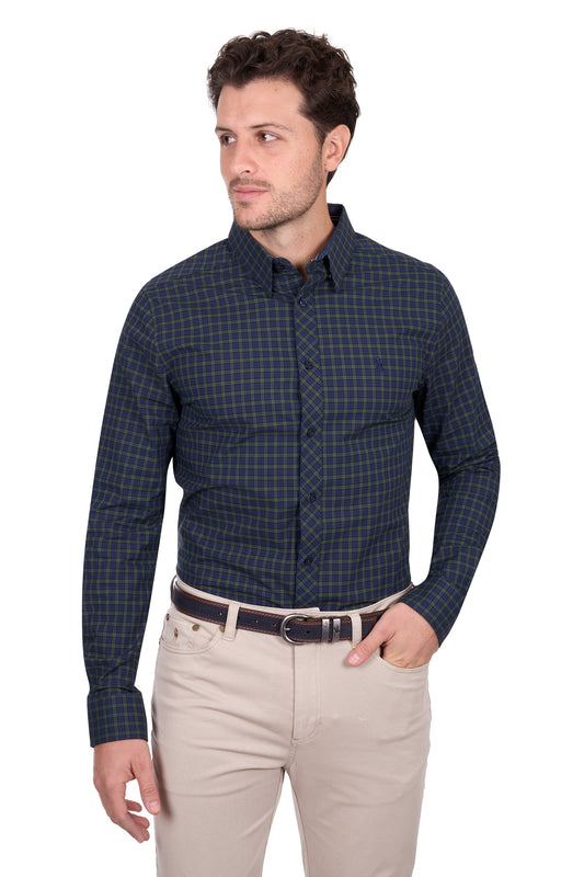 Thomas Cook Men’s Charles Check Tailored Long Sleeve Shirt