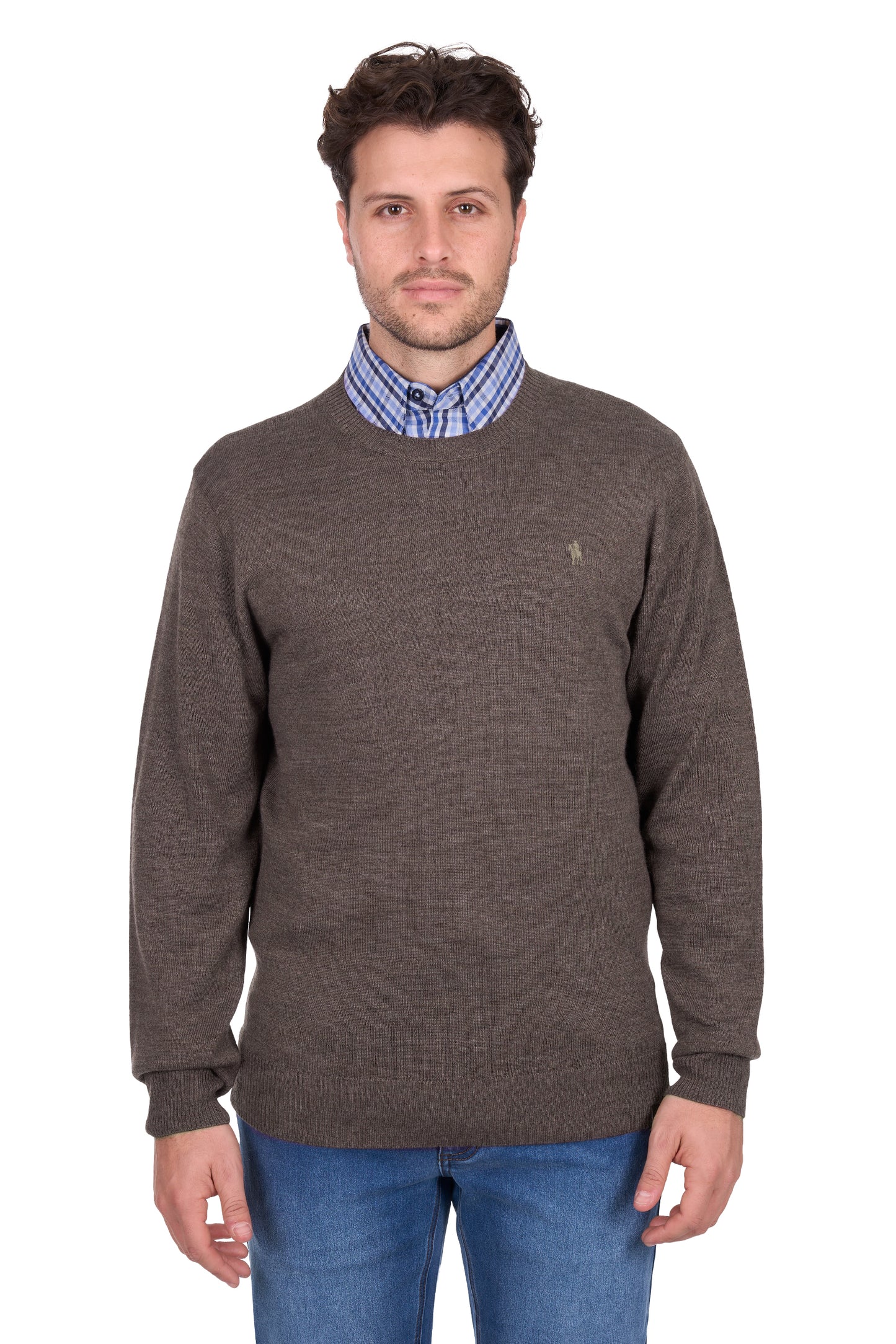 Thomas Cook – Men’s Blair Merino Blend Crew Neck Knit Jumper