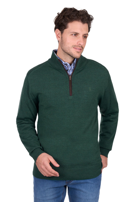 Thomas Cook – Men’s Ray Merino Blend 1/4 Zip Knit Jumper