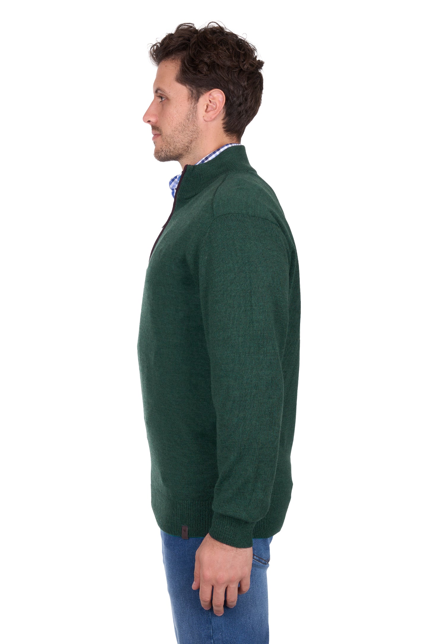 Thomas Cook – Men’s Ray Merino Blend 1/4 Zip Knit Jumper