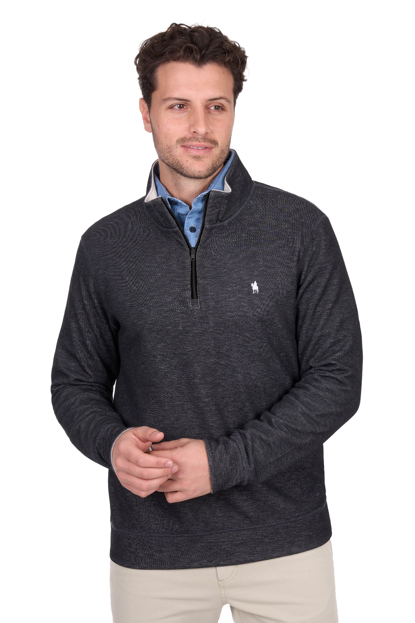 Thomas Cook – Men’s Vic Reversible 1/4 Zip Neck Jumper