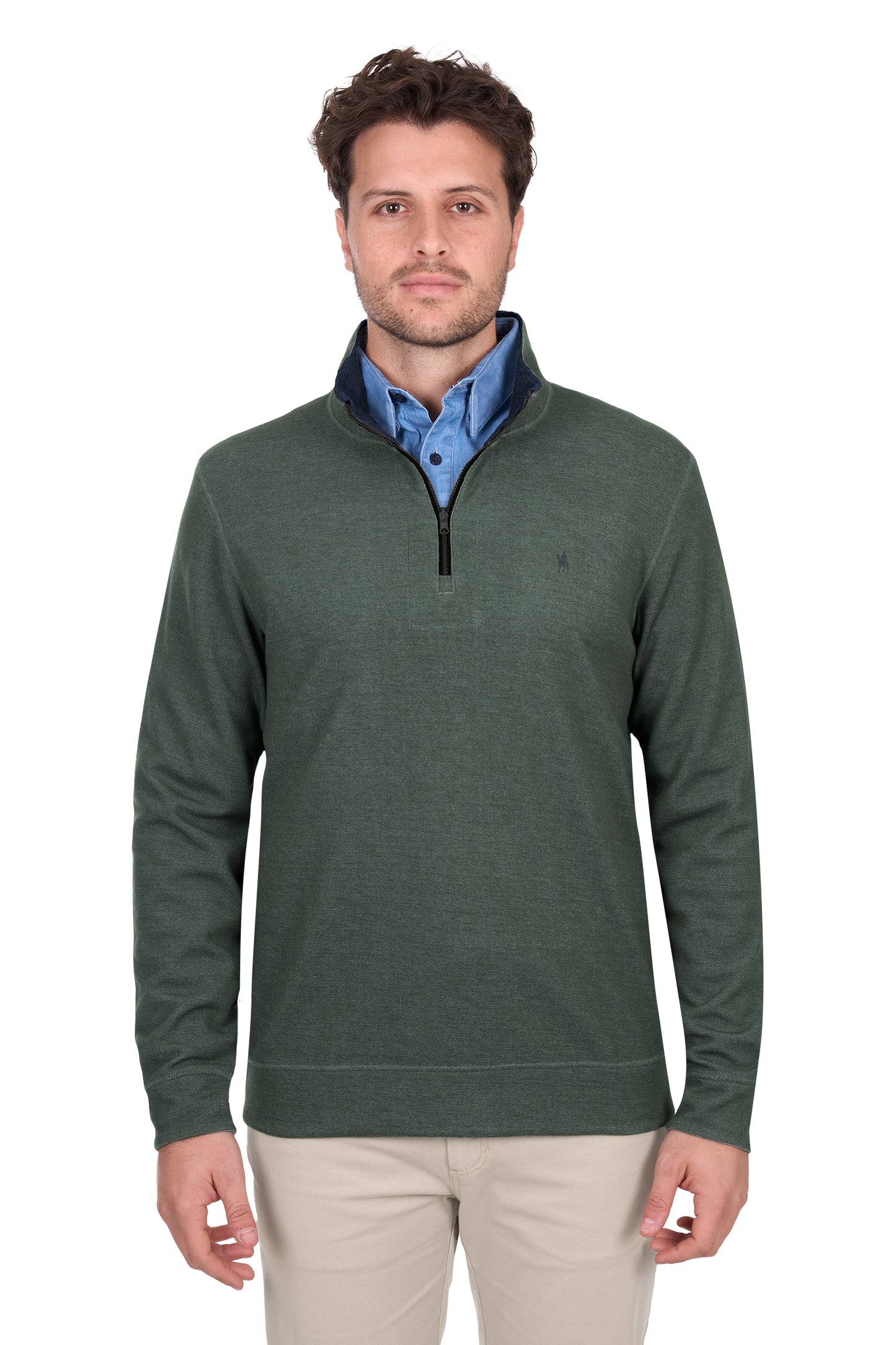 Thomas Cook – Men’s Vic Reversible 1/4 Zip Neck Jumper