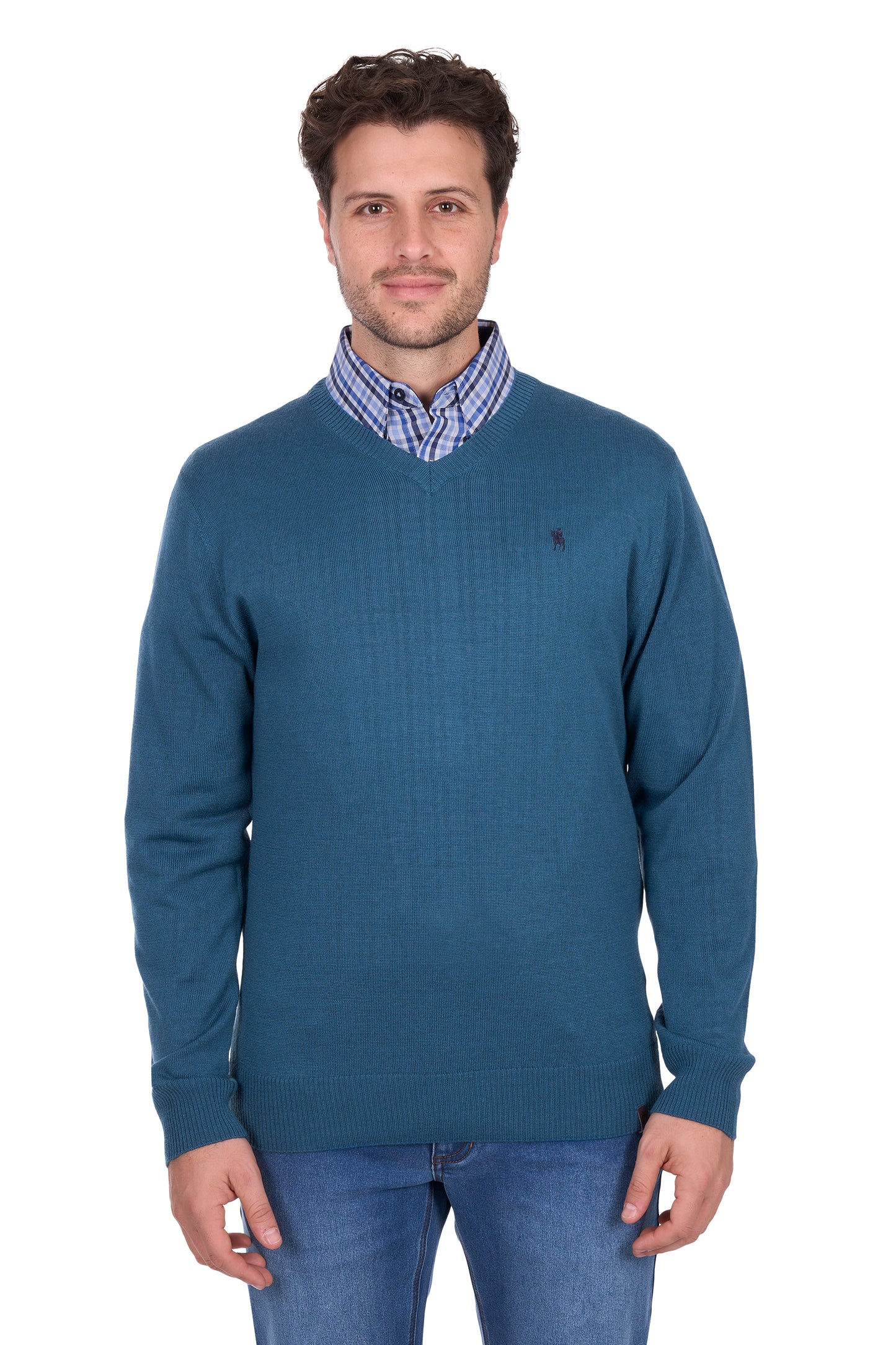 Thomas Cook – Men’s Shane Merino Blend V-Neck Knit Jumper