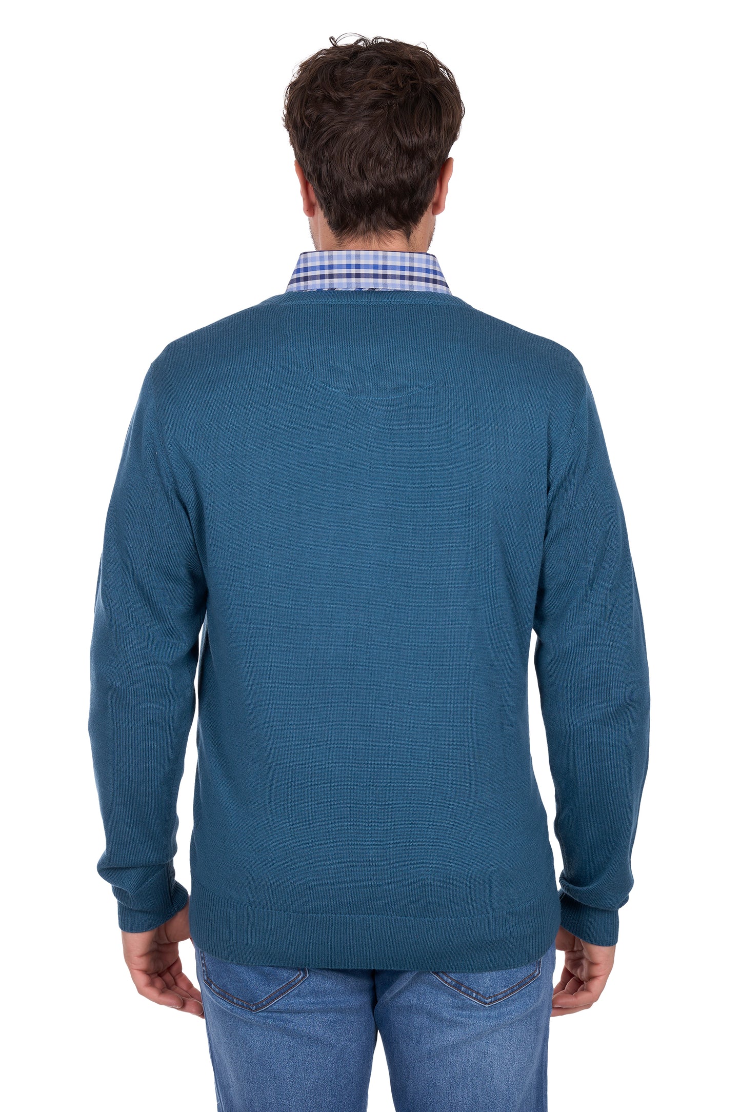 Thomas Cook – Men’s Shane Merino Blend V-Neck Knit Jumper