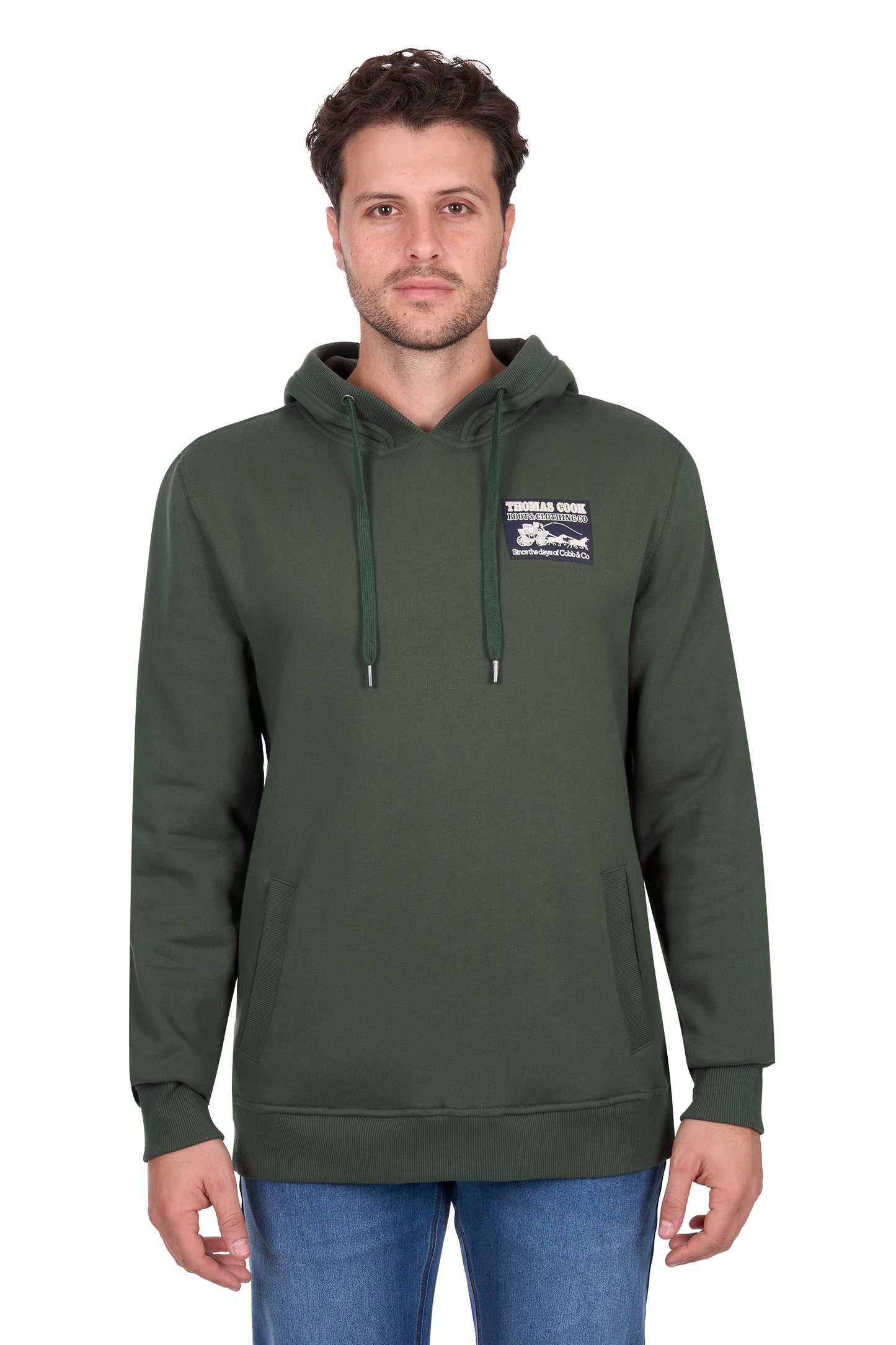 Thomas Cook Men's Heritage Cob and Co Pullover Hoodie - Green