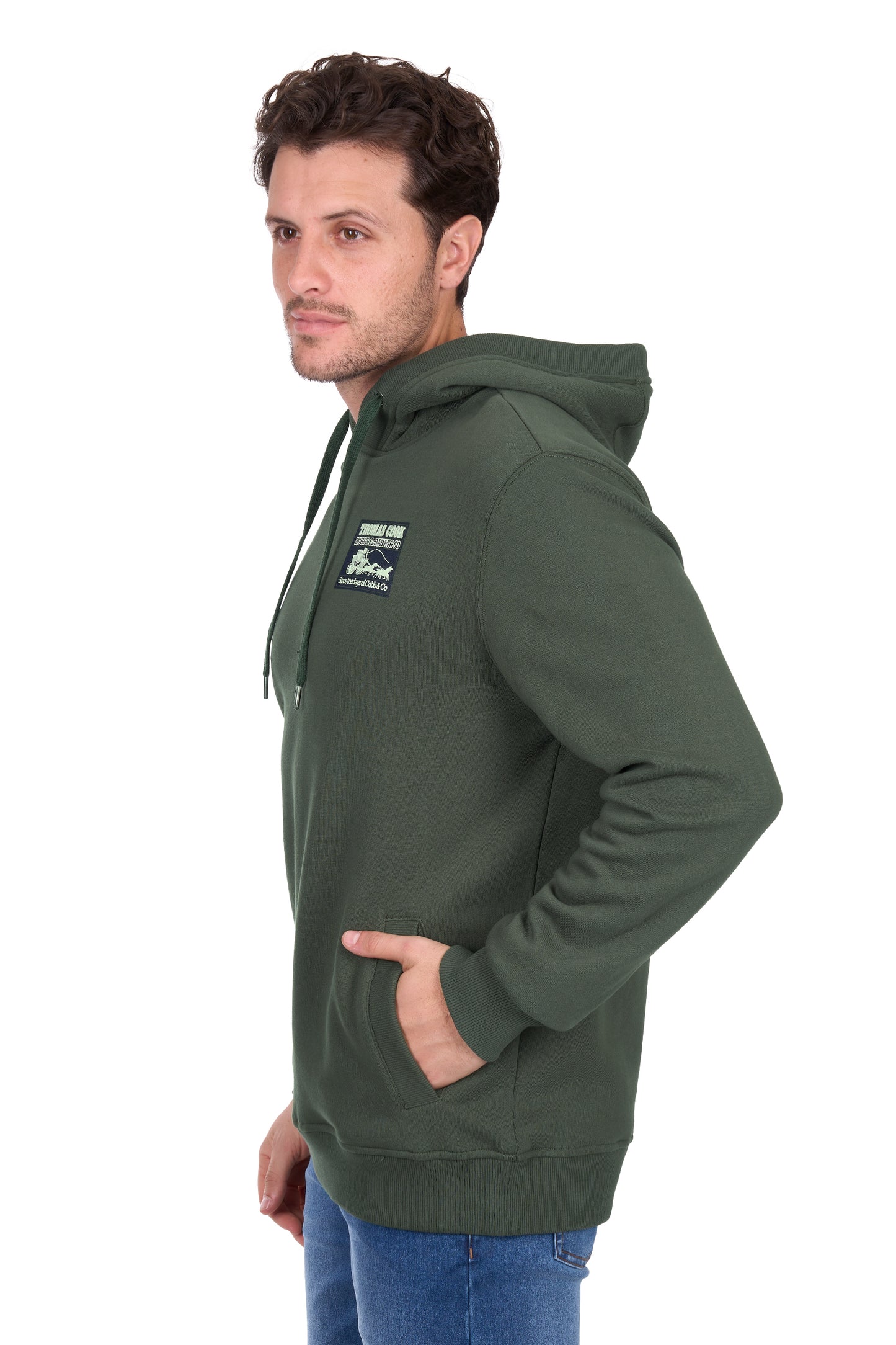 Thomas Cook Men's Heritage Cob and Co Pullover Hoodie - Green