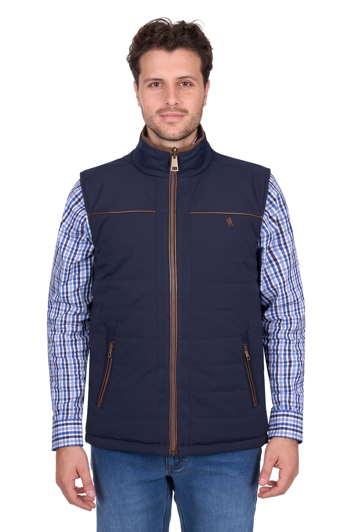 Thomas Cook Men’s Toby Reversible Vest - Navy/Tan