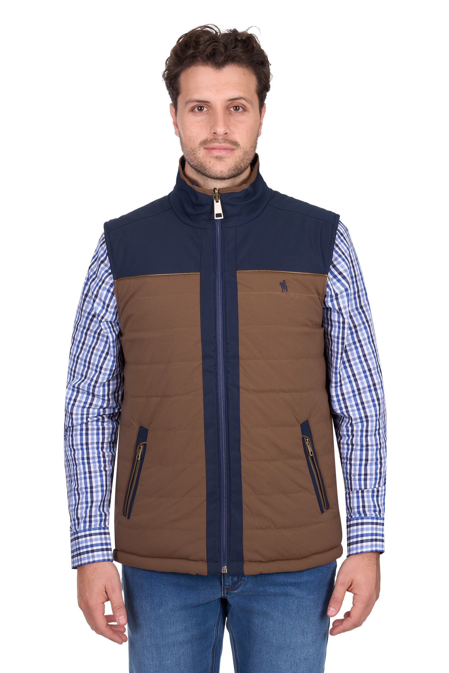 Thomas Cook Men’s Toby Reversible Vest - Navy/Tan