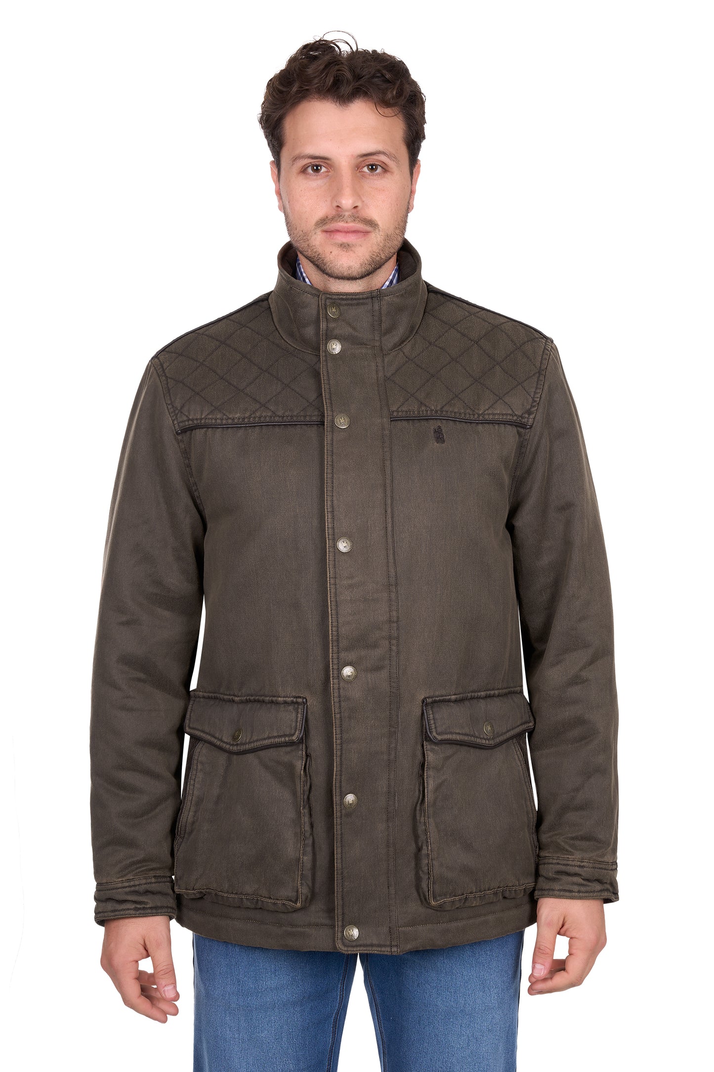 Thomas Cook Men’s Marcus Faux Oilskin Jacket