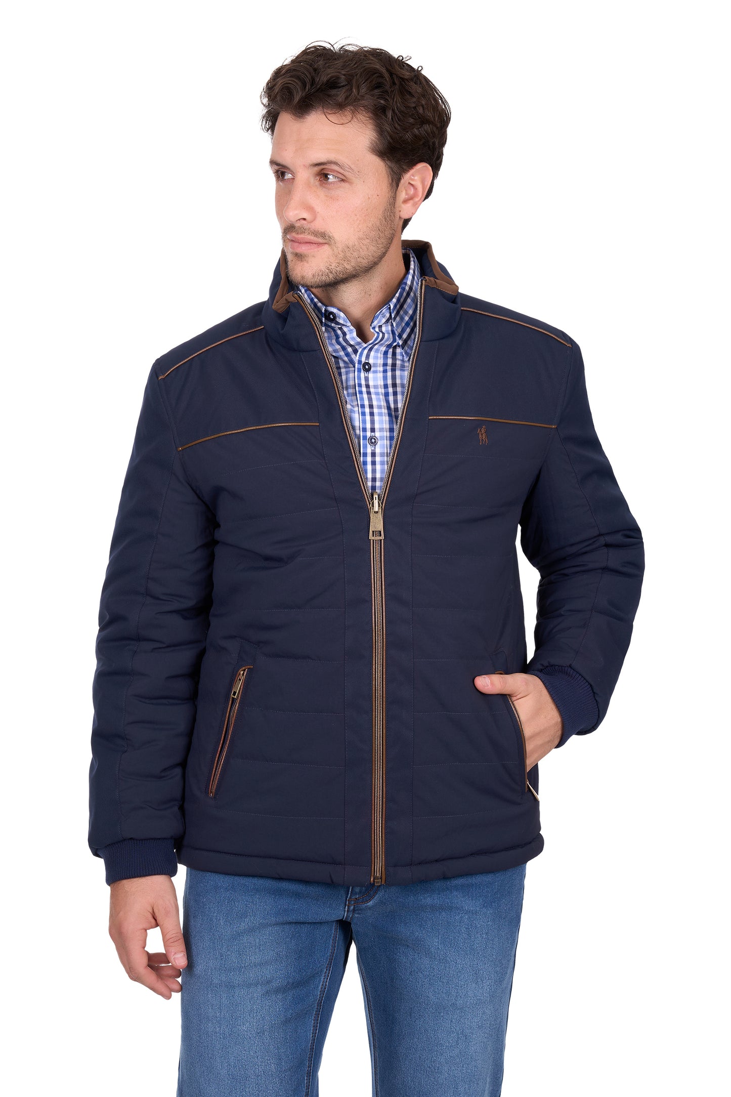 Thomas Cook Men’s Toby Reversible Jacket - Navy/Tan