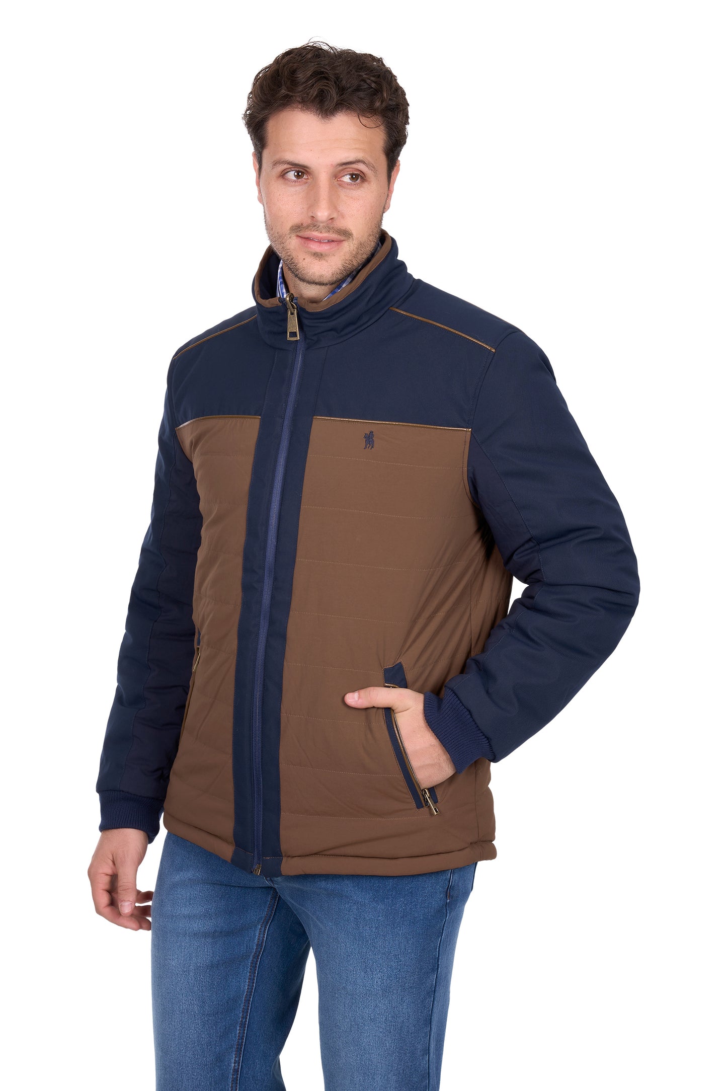 Thomas Cook Men’s Toby Reversible Jacket - Navy/Tan