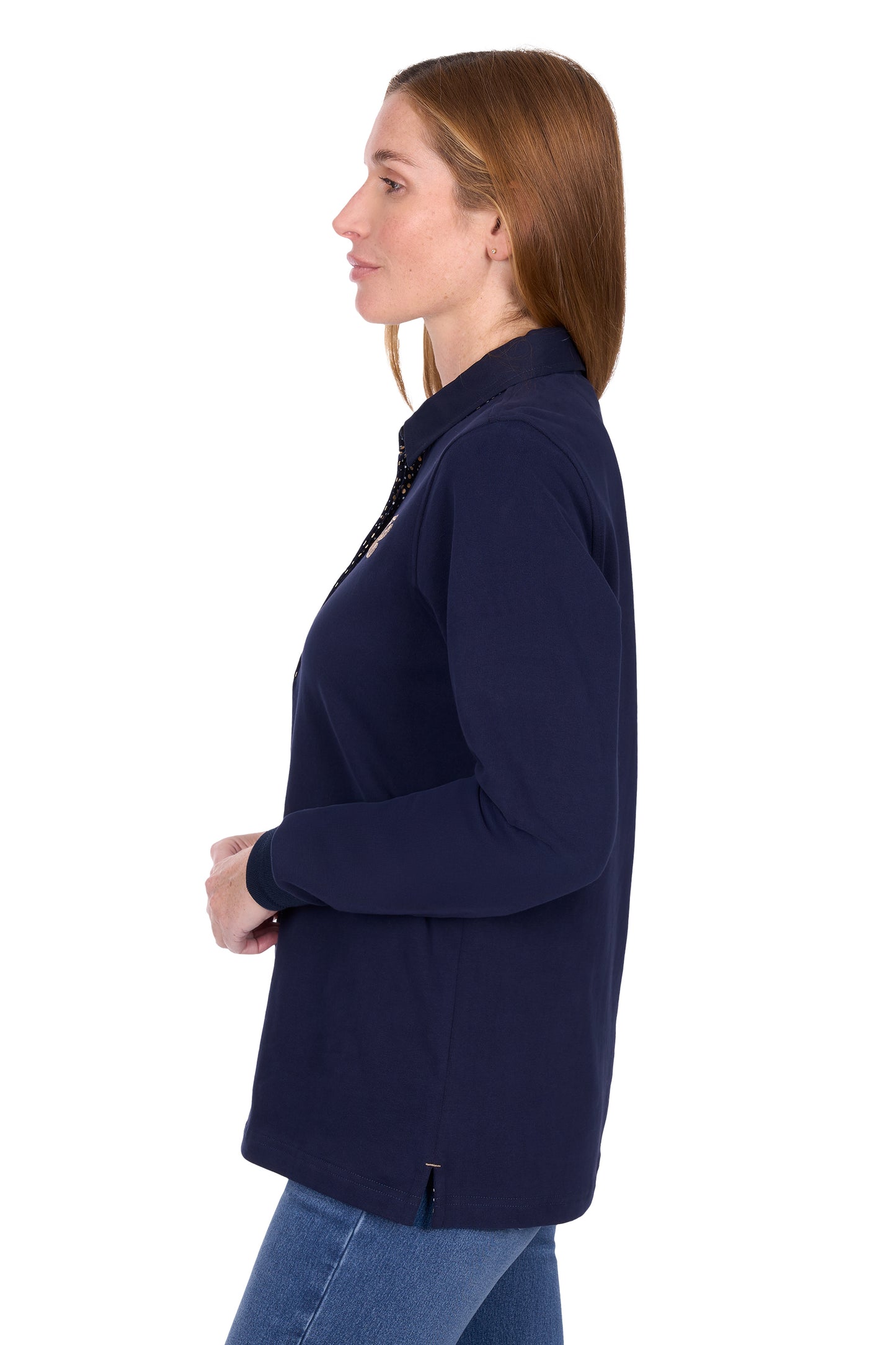 Thomas Cook Women’s Emilia Rugby – Navy / Pink Multi